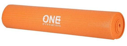 Коврик для иоги ym02 orange yoga mat one fitness