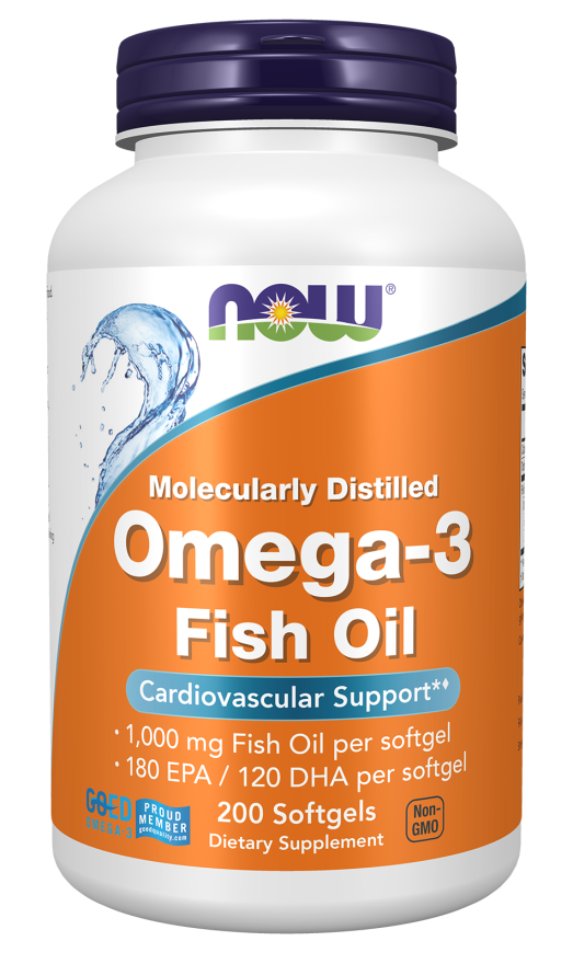 Now Foods, Omega 3, 200 softgels