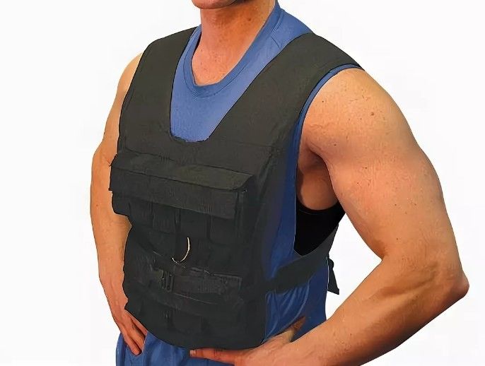 Жилет утяжелитель 20 кг для подтягиваний и кроссфита