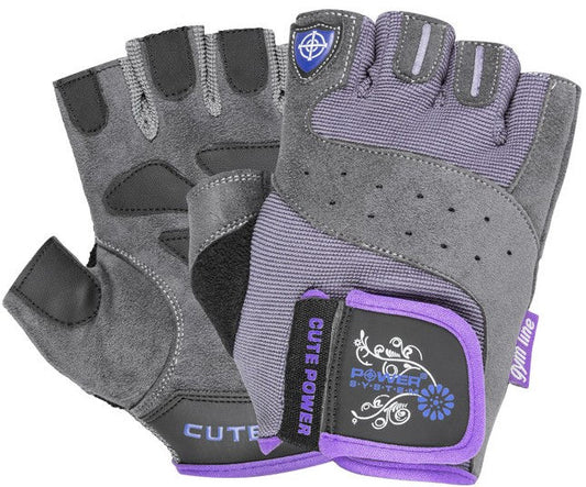 Manusi fitnes power system-gloves cute power- purple