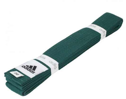 Centură pentru kimono ADIB220P CLUB COLOR BELT POLYBAG PACK Green