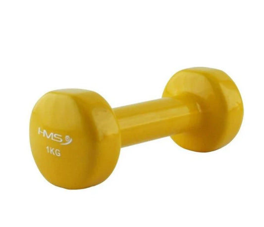 Гантель HMS Abisal — виниловая классика для фитнеса и аэробики