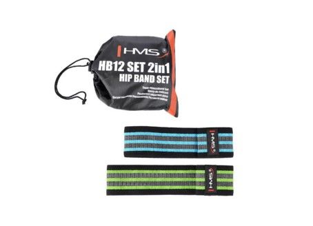 Набор резинок hb12 set 2in1 hip band set hms