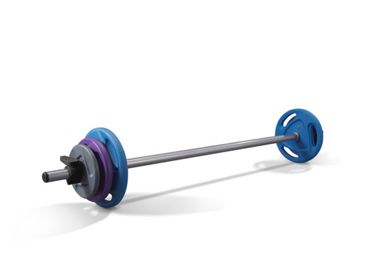 Bodypump - zvo premium rubber studio barbell set