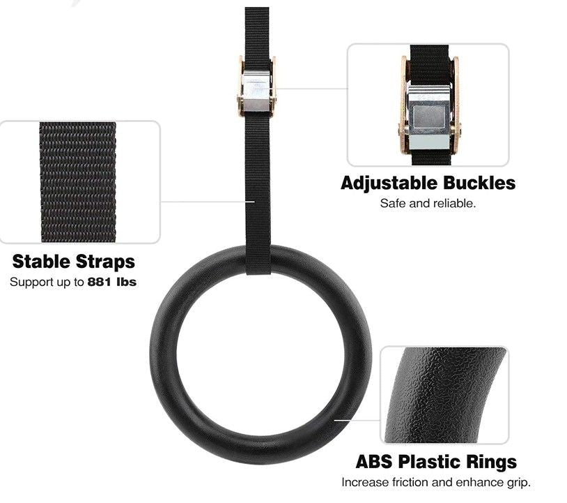 Гимнастические кольца для тренажерного зала и дома