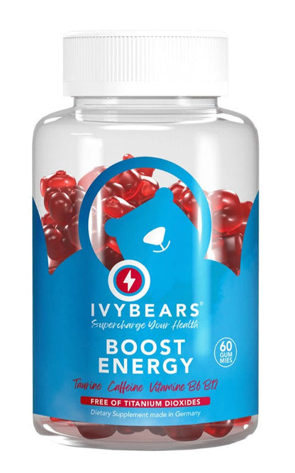 Ivybears boost energy 60 gummy bear.