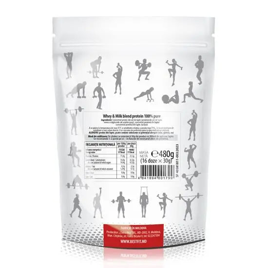 Whey &Milk blend 100% pure 480g