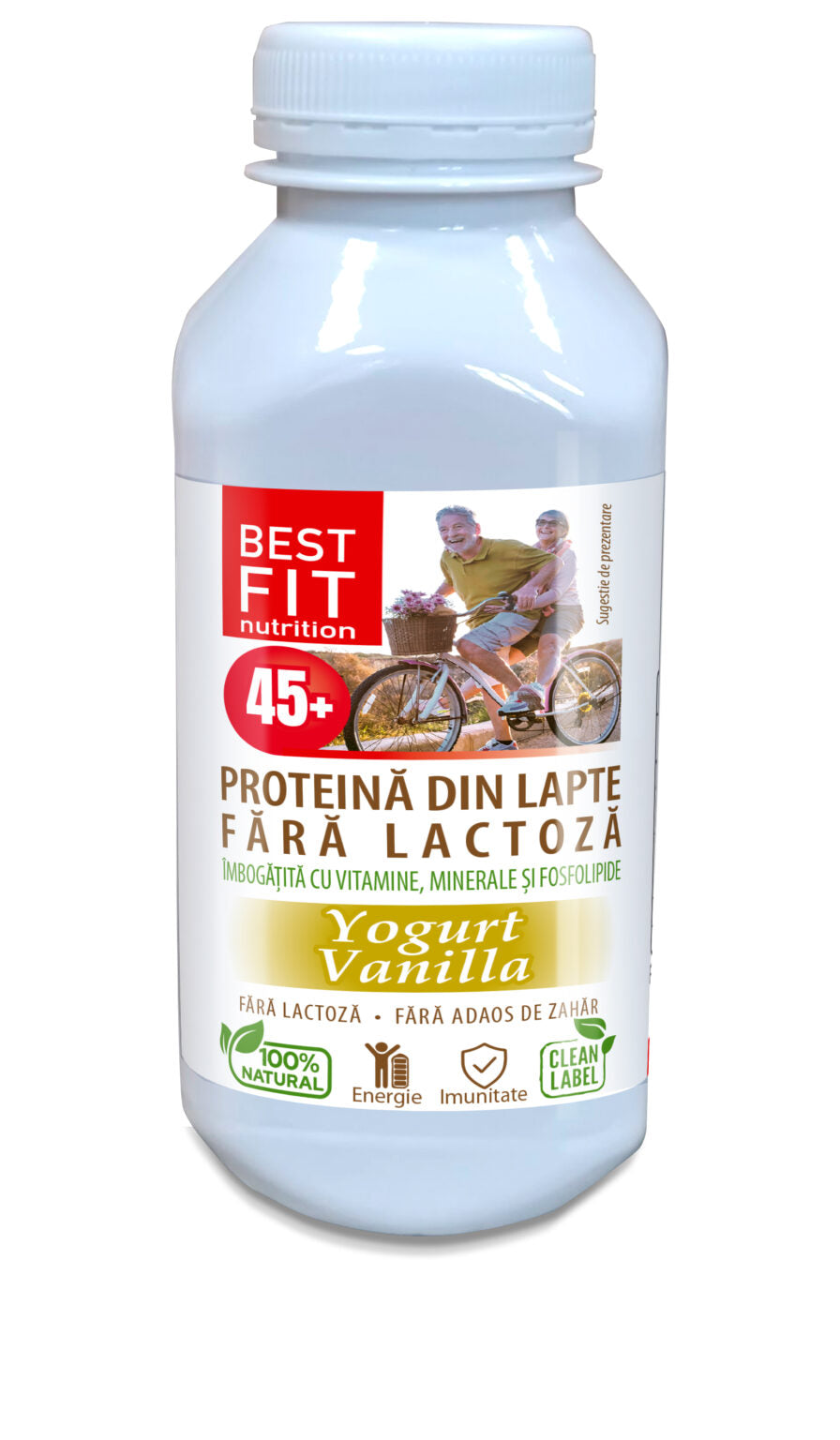 Proteina din lapte 45+ Smoothie Strawberry, 40g
