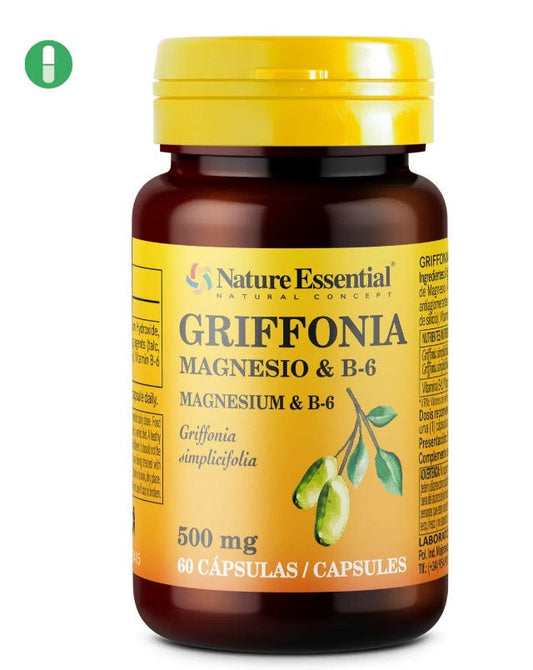 Griffonia 500 mg (5-htp)+ magnesium 60 caps.