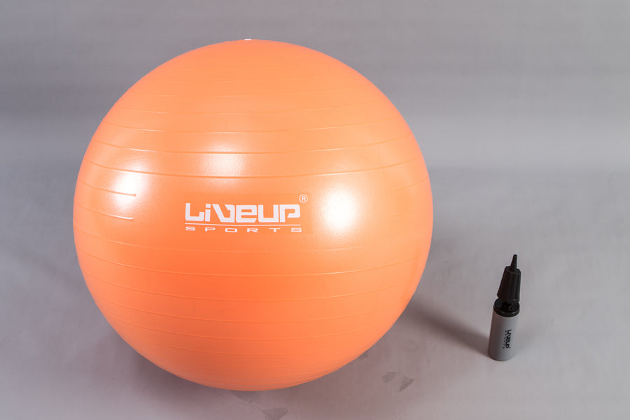 Фитбол LiveUp для упражнений и растяжки, система ABS