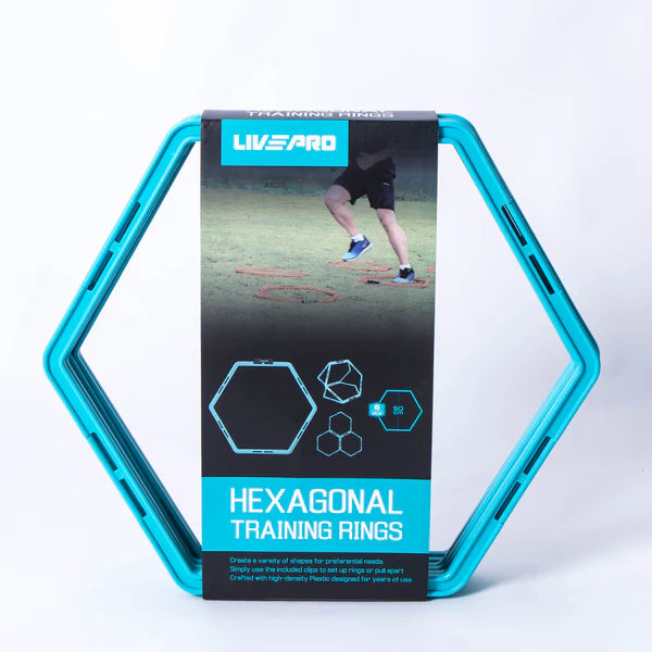 Кольца для развития ловкости Livepro LP8612, 6 шестигранников