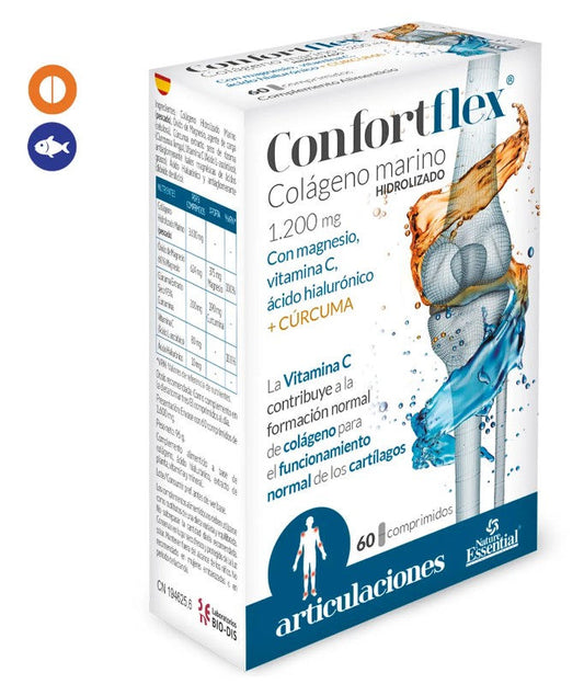 Confortflex hydrolized marine collagen 1.200 mg. 60 tablets.