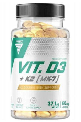 Vitamin d3 + k2 [mk-7] 60 capsule
