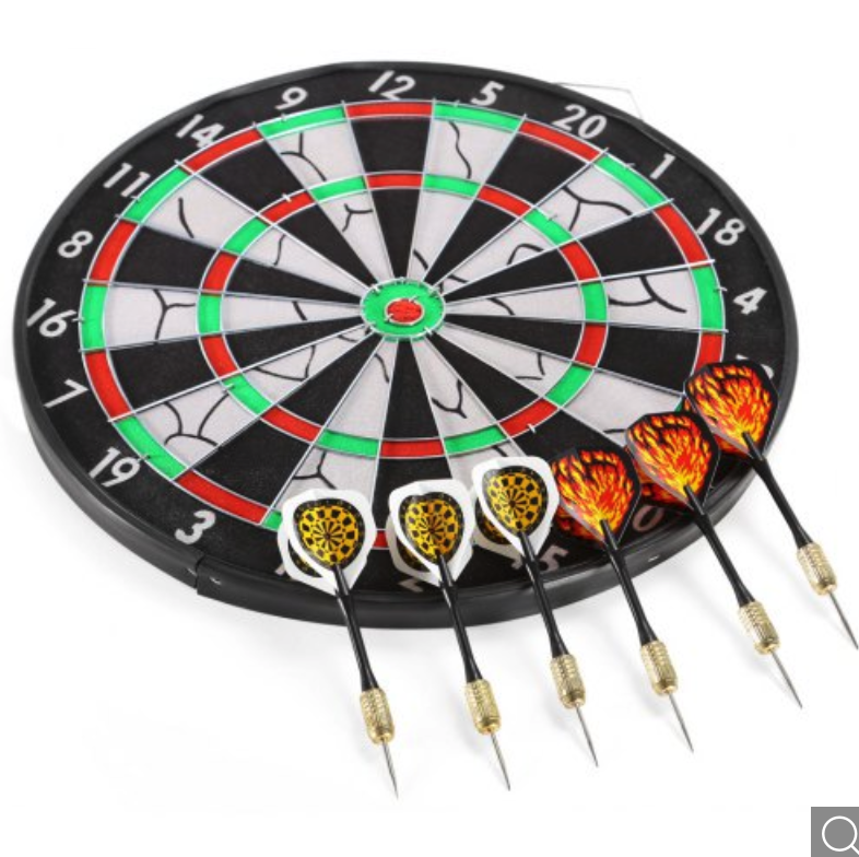 Dartboard joerex 12-inch flocking dartboard
