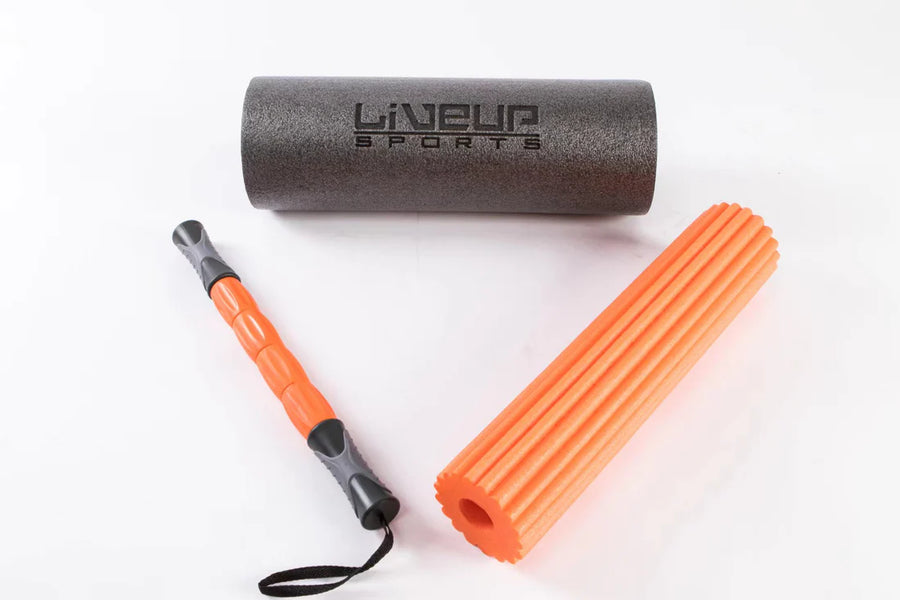 Набор роликов LiveUp для растяжки и массажа мышц