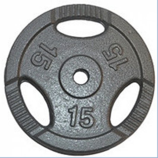 Disc metal pentru halteră 15 kg  diametru 30 mm