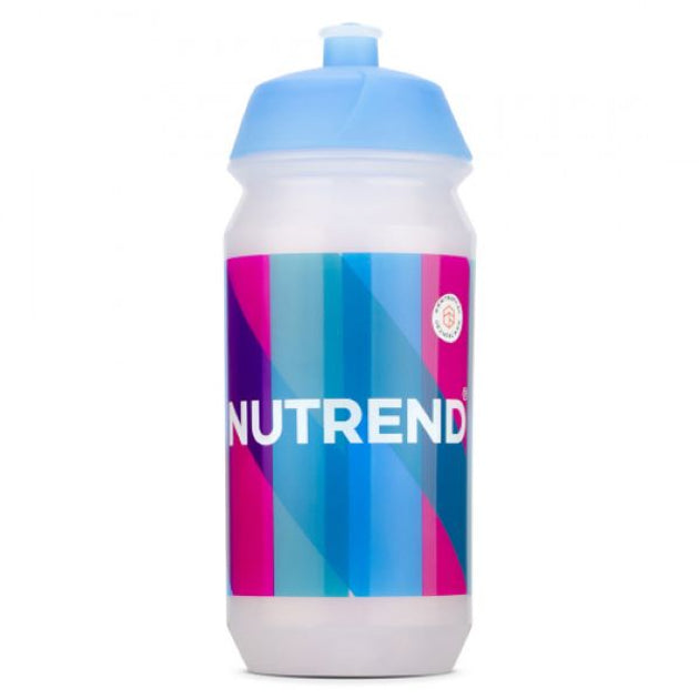 Nt sports bottle 500ml, white with blue-pink