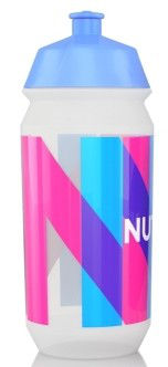Nt sports bottle 500ml, white with blue-pink