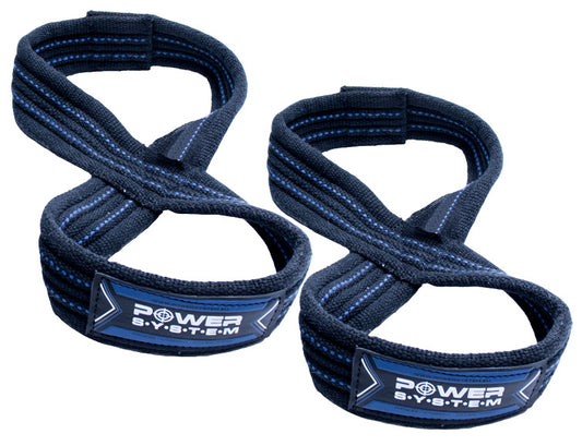 POWER SYSTEM-LIFTING STRAPS FIGURE 8-BLACK/BLUE