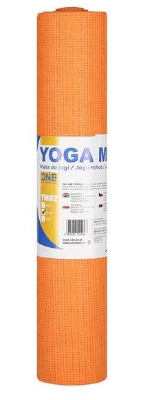 Yoga mat ym02 orange yoga mat one fitness