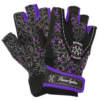 Перчатки для фитнеса power system-gloves-classy-purple