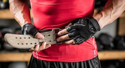 Ремень тяжелоатлетический 6 padded leather belt