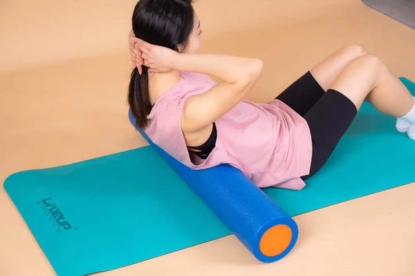 Пенный ролик для йоги LiveUp LS3764, улучшает тренировки