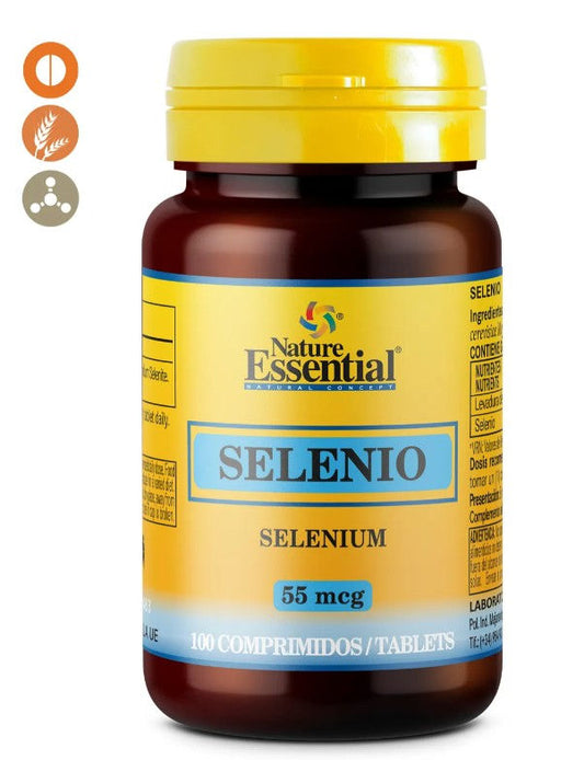 Selenium 55 mcg. 100 tablets.