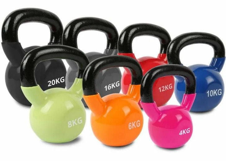 Гири с виниловым покрытием для тренировок, устойчивые