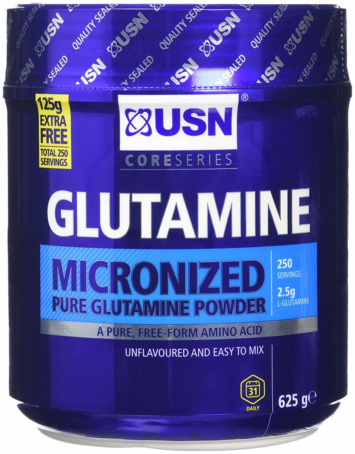 Pure glutamine micronized, extra