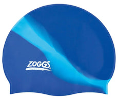 Swimming cap silicone cap multi colour blue/l.blue