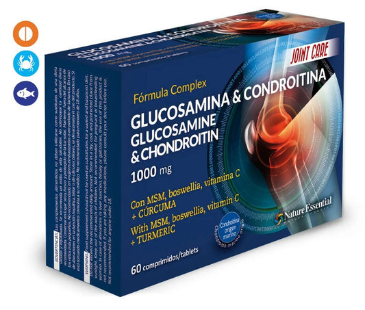 Glucosamine + chondroitine + msm 1.200 mg tablets.
