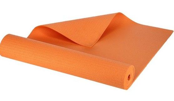 Коврик для иоги ym02 orange yoga mat one fitness