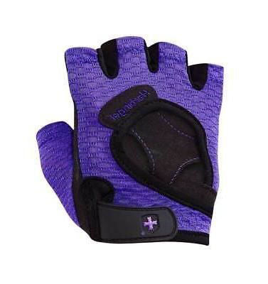 Перчатки harbinger manusi fitness wmn's flexfit gloves blk/pur