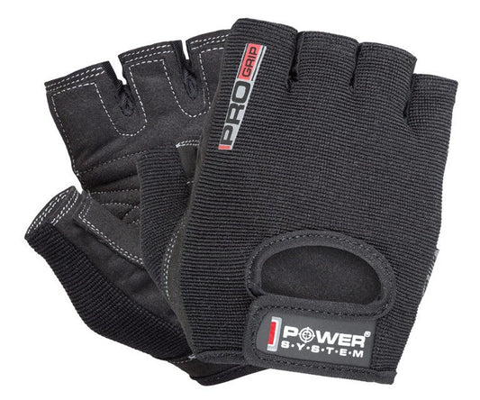 Перчатки для фитнеса power system-gloves pro grip-black