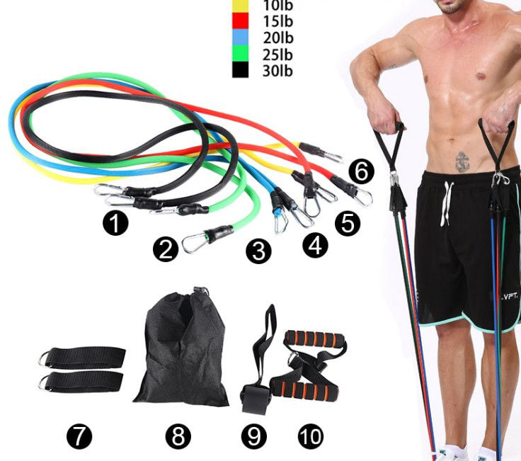 Комплект экспандеров для тренировок CrossFit, 6 резинок