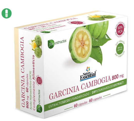 Garcinia cambogia 800 mg. (dry extract 60 % hca) 60 capsules.