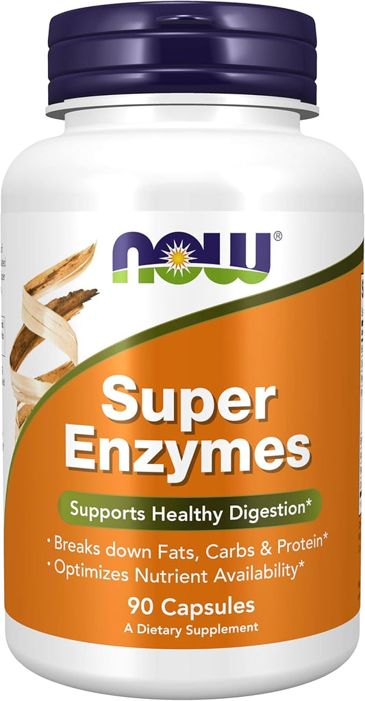 Now Foods, Super Enzymes, 90 Capsule