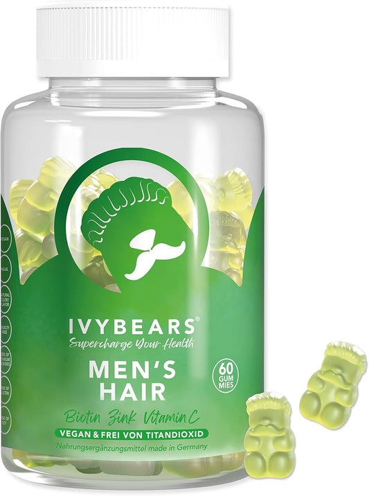 Ivybears men's hair 60 gummy bear.