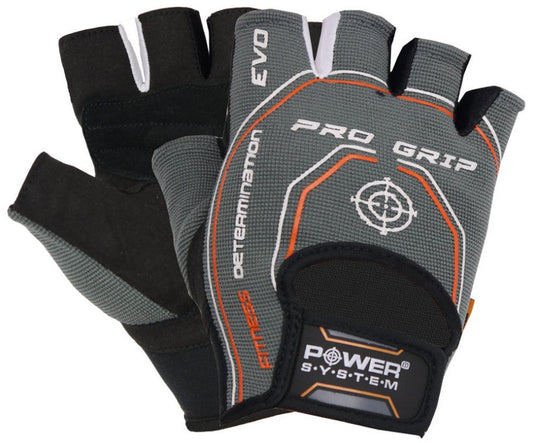 Перчатки для фитнеса power system-gloves pro grip evo-grey