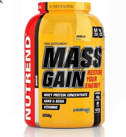 Mass gain 2.250 g