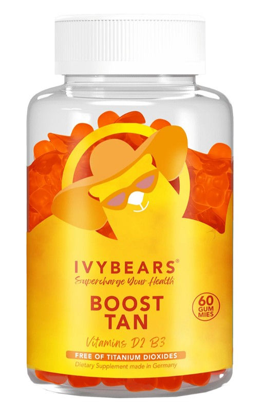 Ivybears boost tan 60 gummy bear.