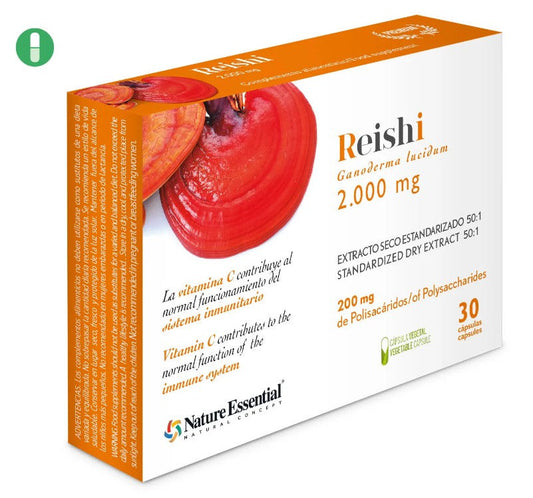Reishi 2000 mg. (dry extract) vegetable capsules