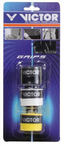 Ленты Victor Pro Overgrip для теннисных ракеток, набор 3 шт