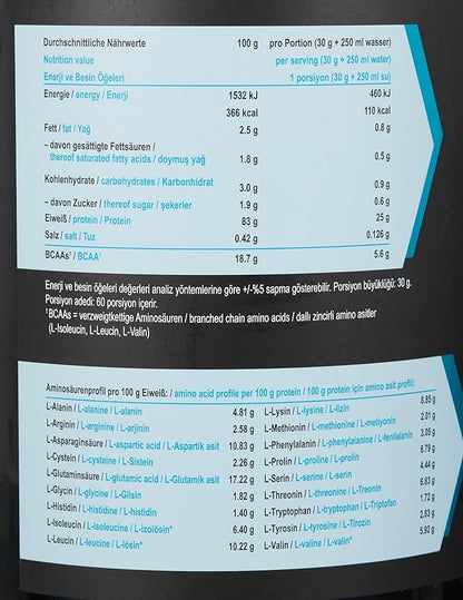 ISOLATE WHEY PROTEIN 1800 g