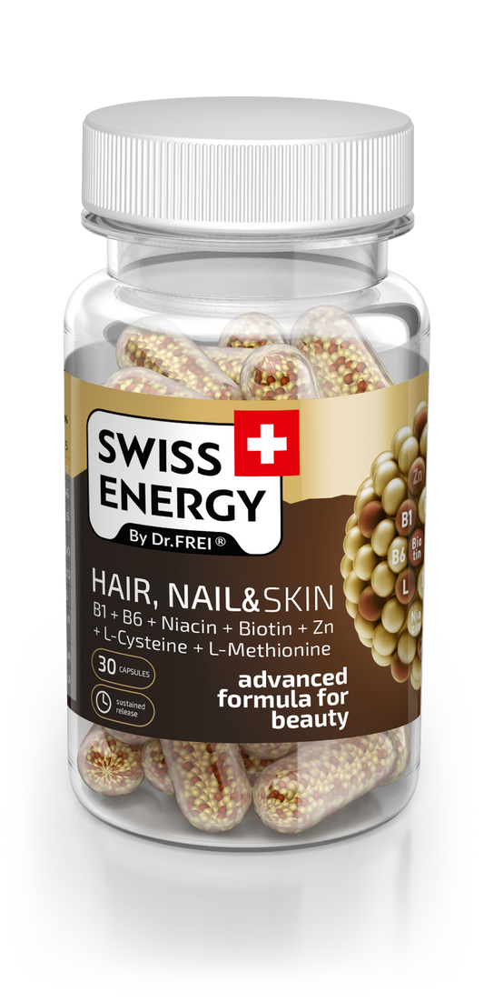 Nanocaps swiss energy hair, nail & skin