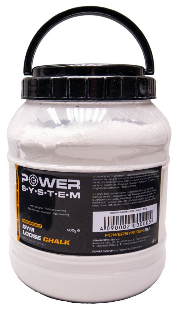 POWER SYSTEM-GYM LOOSE CHALK-500G