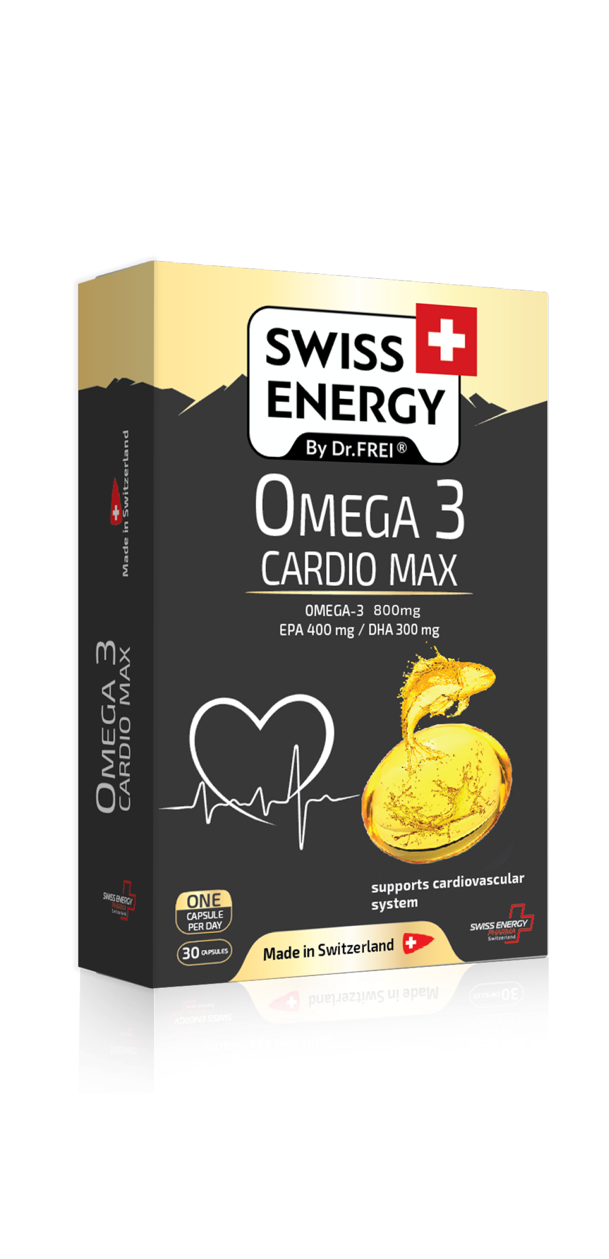 Swiss energy omega-3 cardio max, capsule n30