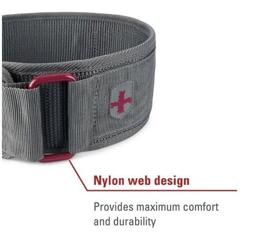 Нейлоновый тренировочный пояс женский nylon belt women 4" merlo