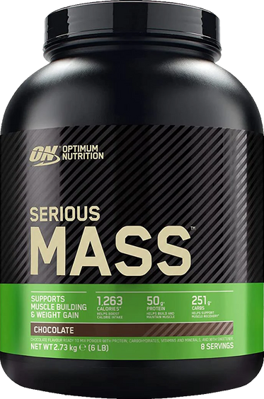 Serious Mass 2730 г – гейнер для набора массы ON